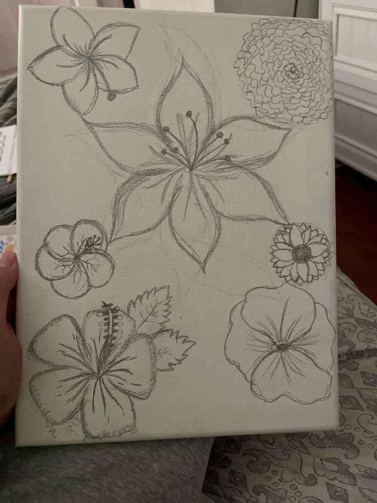 Flores para desenhar no tédio