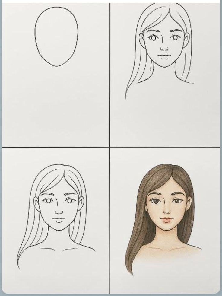 Como Desenhar uma mulher passo a passo