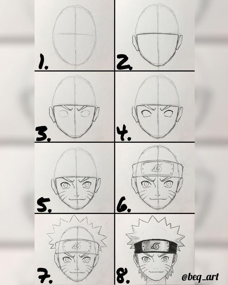 Como Desenhar o Naruto passo a passo
