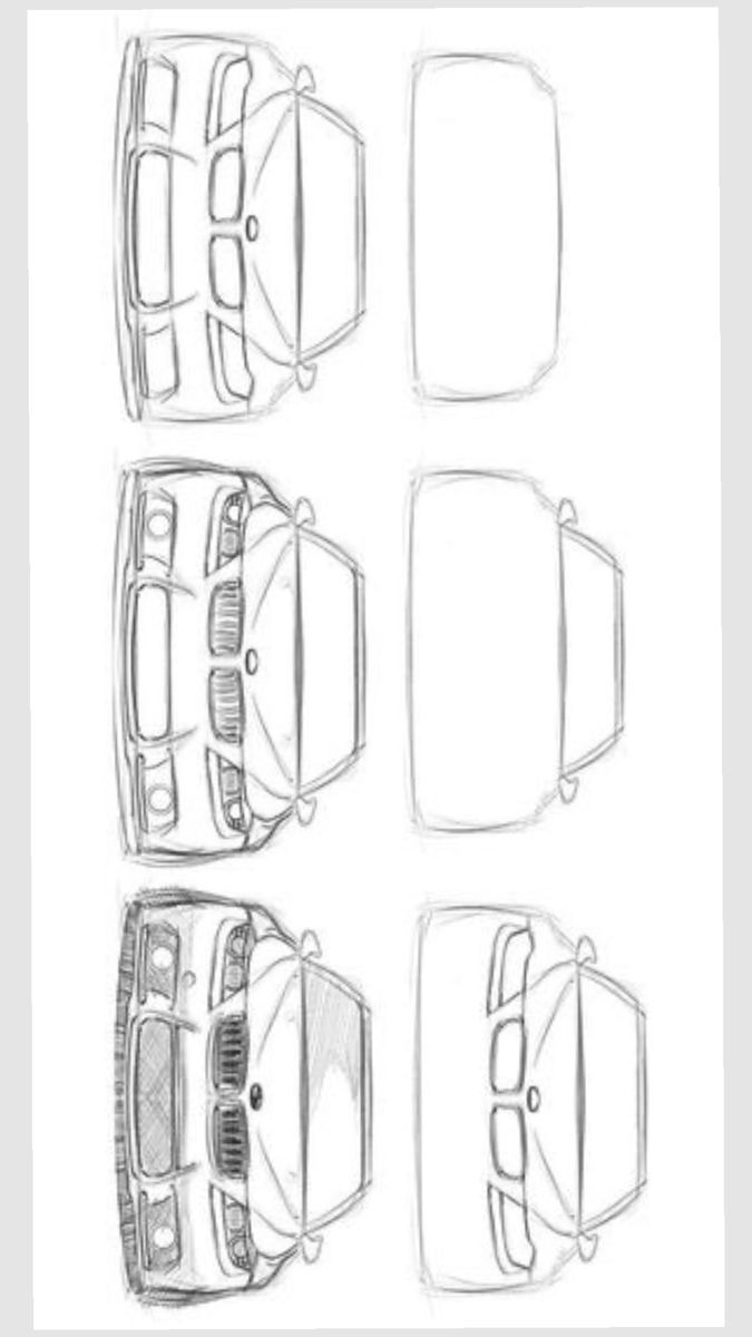 Como Desenhar carros de forma simples