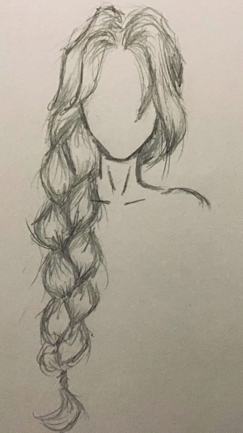 Desenho a Lápis: Trança de Cabelo Para Inspirar Artistas