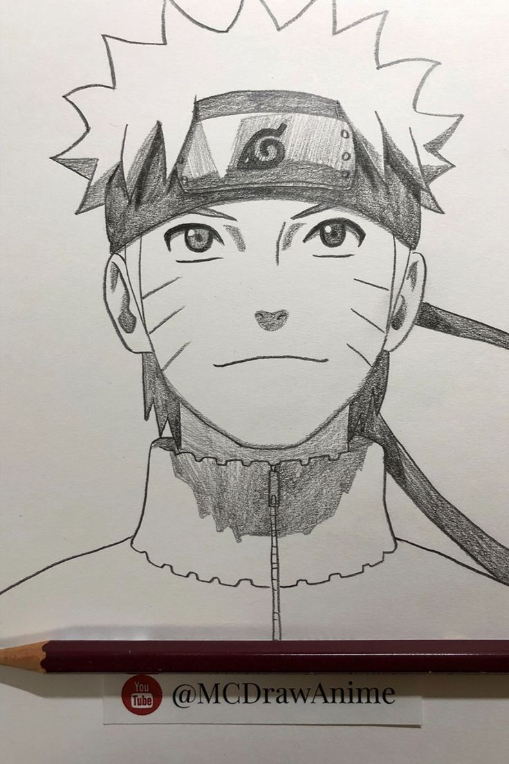 Desenho a Lápis: Naruto para desenhar fácil