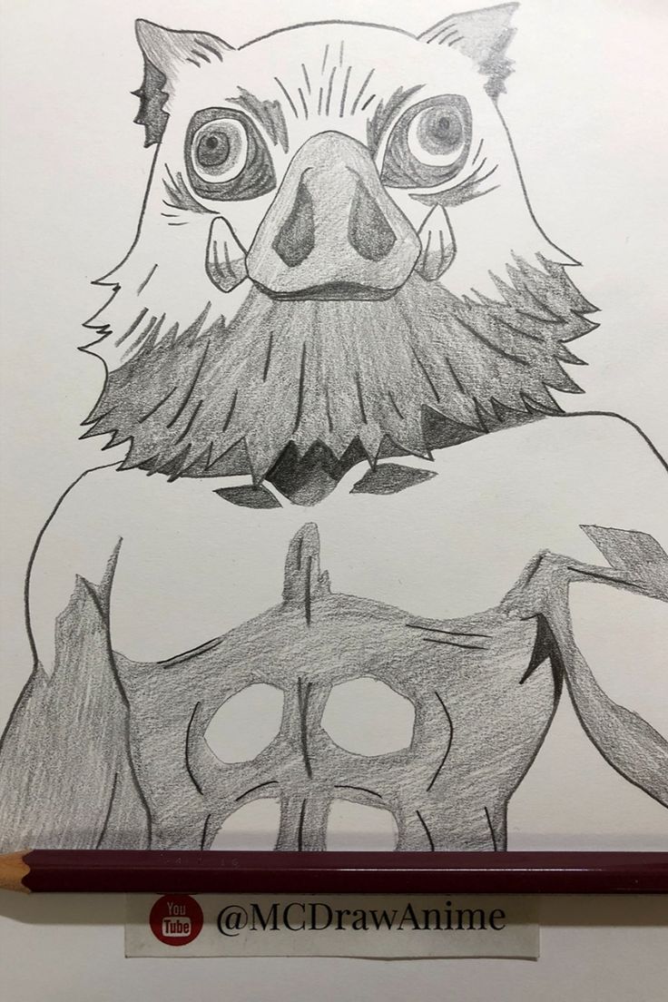 Desenho de Anime para Desenhar do personagem de anime javali