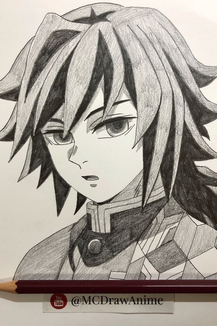 Desenho de Anime para Desenhar de personagem com cabelo escuro