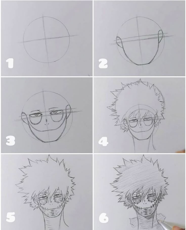 Desenho de Anime para Desenhar Passo a Passo