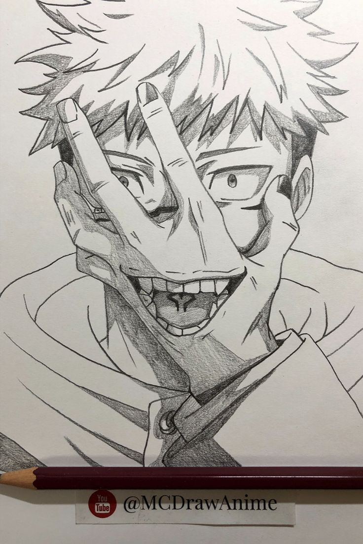 Desenho de Anime para Desenhar de personagem com mão no rosto