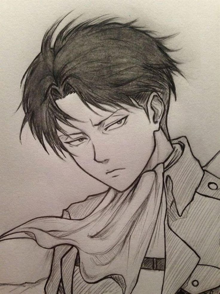 Desenho de Anime para Desenhar do personagem masculino fácil e bonito