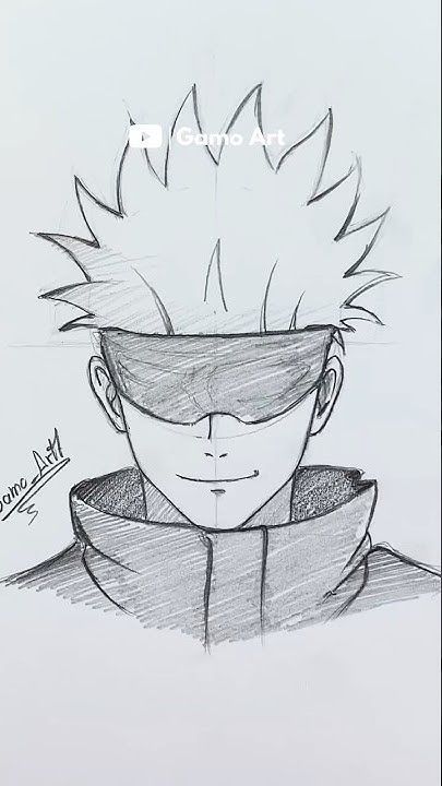 Desenho de Anime para Desenhar de personagem com máscara fácil e bonito