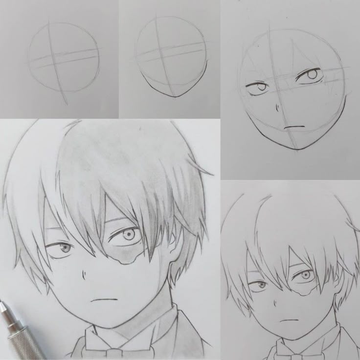 Desenho de Anime para Desenhar de um personagem com cabelo claro