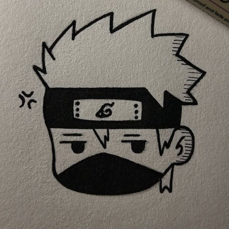 Desenho de Anime para Desenhar do personagem com cabelo espetado