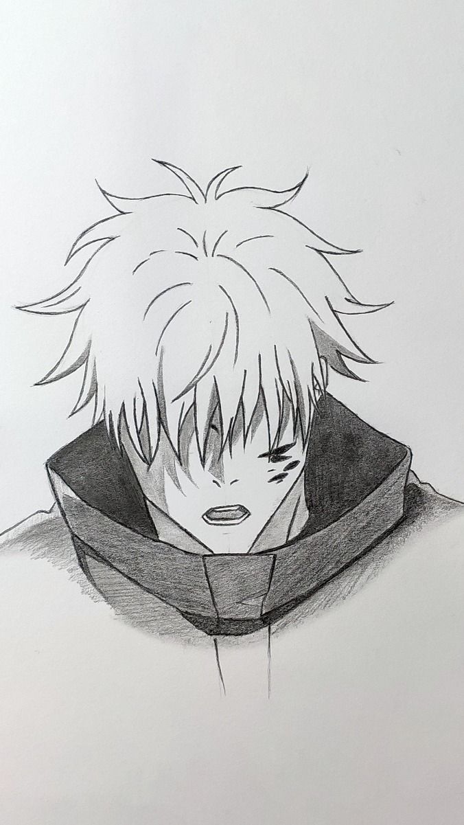 Desenho de Anime para Desenhar de personagem com cabelo espetado