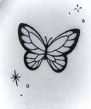 Desenho de Borboleta: Borboleta Realista a Lápis para desenhar