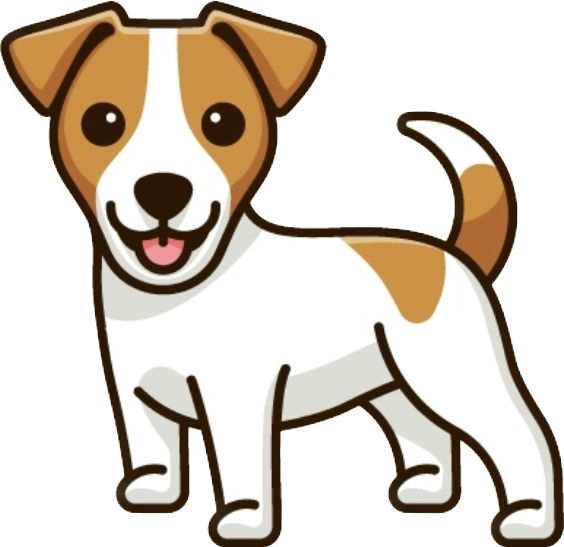 Desenho de Cachorro: Cachorro Jack Russel para desenhar