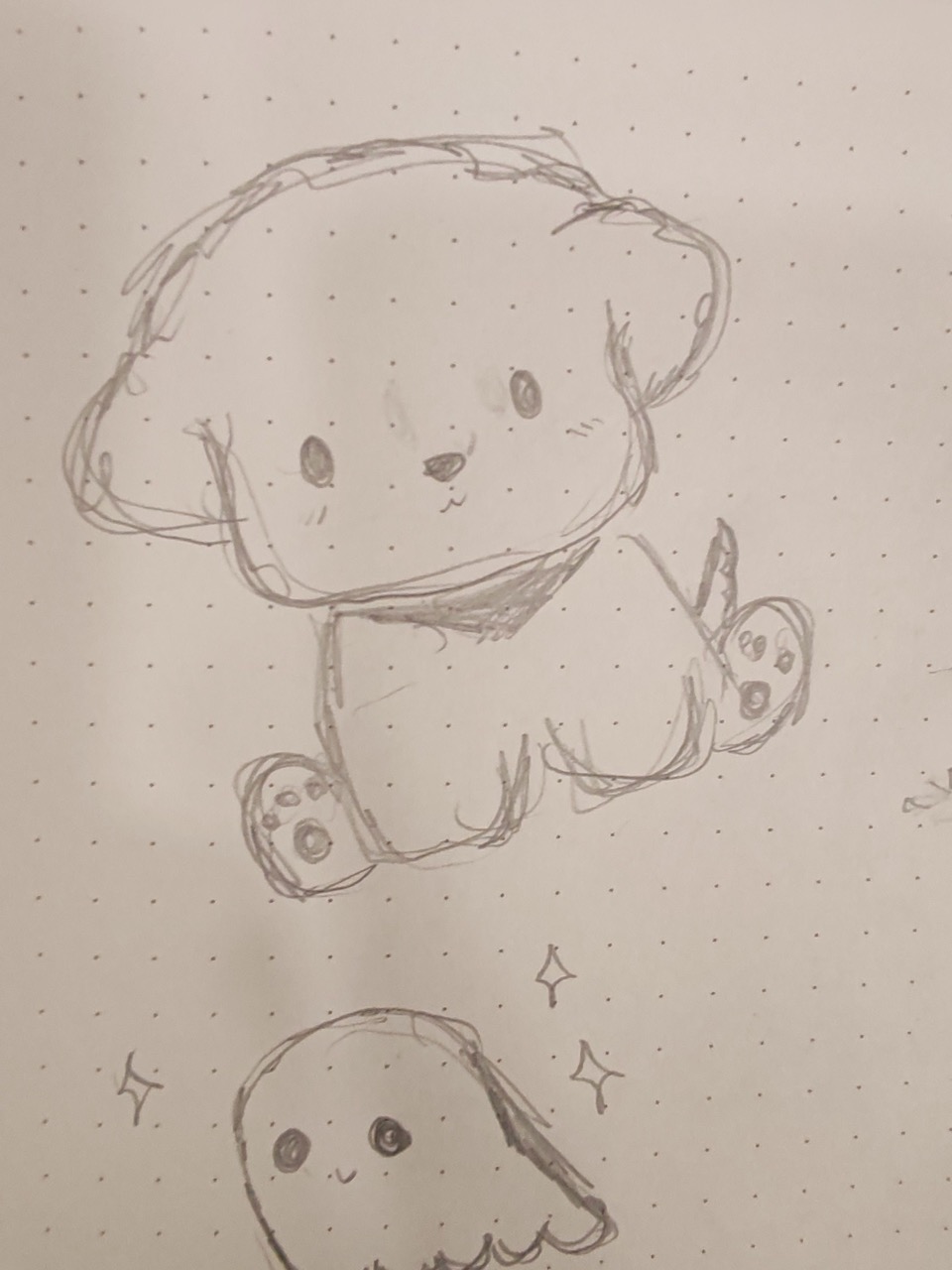 Desenho de Cachorro: Cachorrinho Fofinho para desenhar