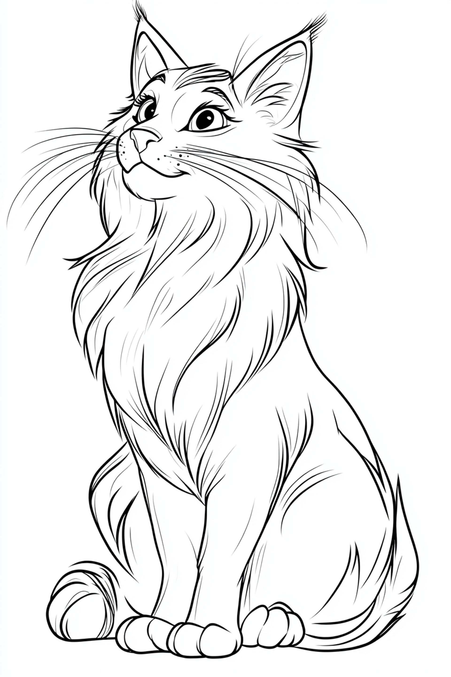 Desenho de Gato: Gato Realista para desenhar