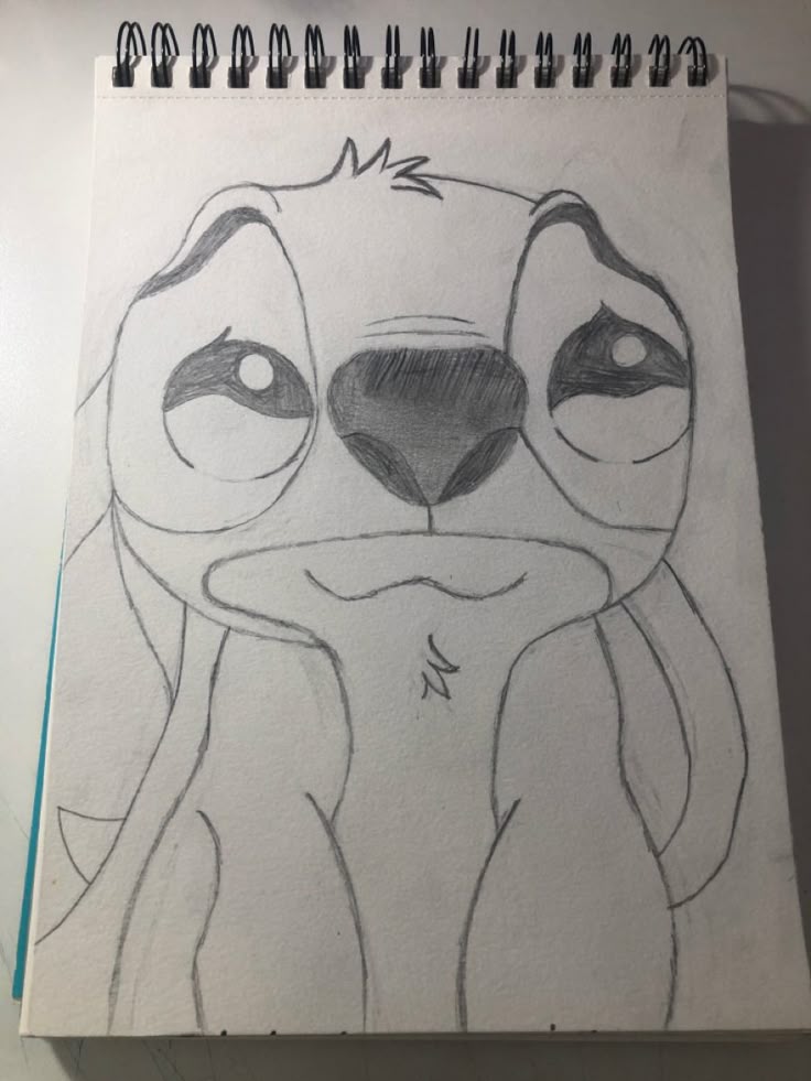Desenhos para Desenhar do personagem Stitch com expressão fofa