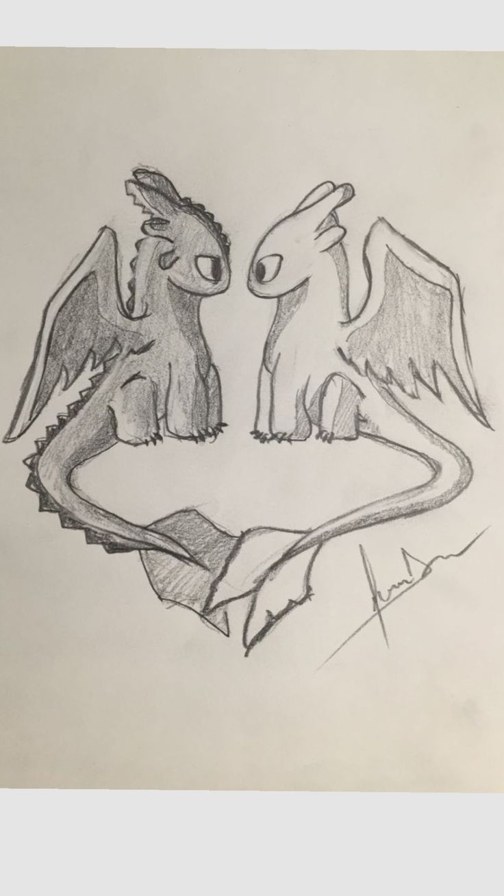 Desenho para Desenhar: Dragões de Como Treinar Seu Dragão