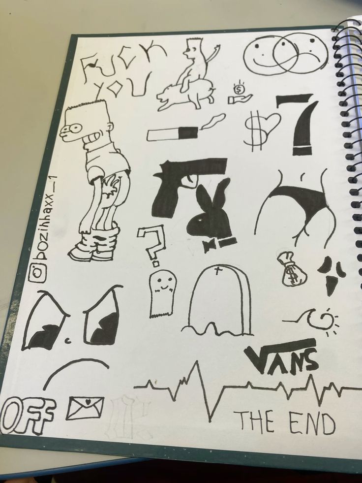 Desenho para Desenhar no Caderno de ilustrações variadas