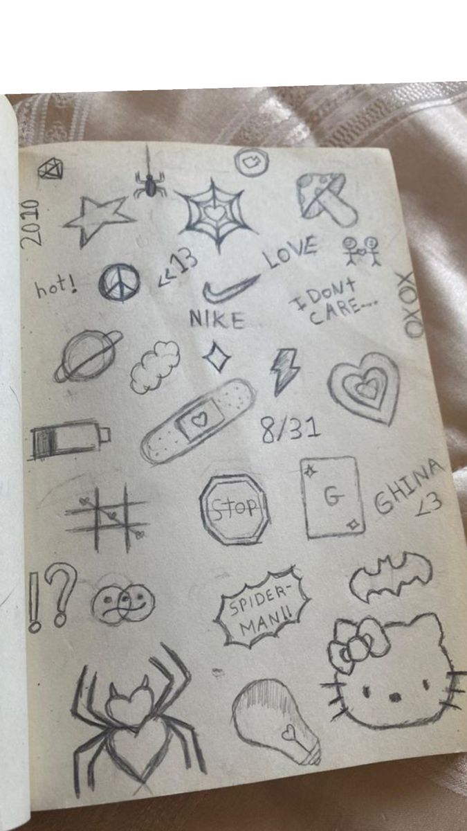 Desenho para Desenhar no Caderno de várias ideias criativas