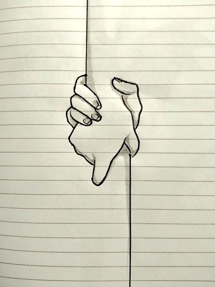 Desenho para Desenhar no Caderno de mão puxando papel