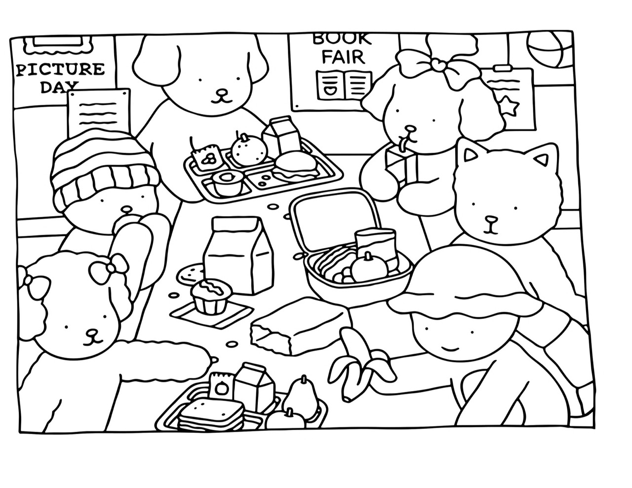 Desenhos Bobbie Goods para Colorir na Escola