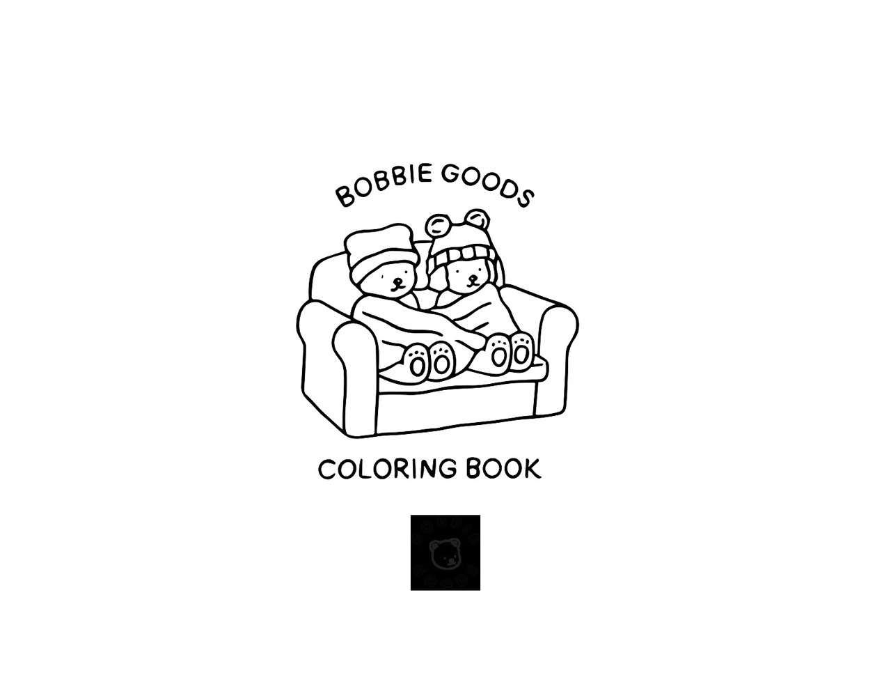Desenho Bobbie Goods de ursinhos no sofá para colorir