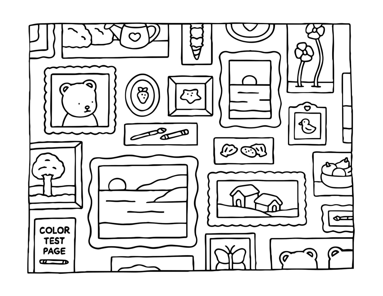 Desenhos Bobbie Goods para Colorir e Imprimir com Molduras