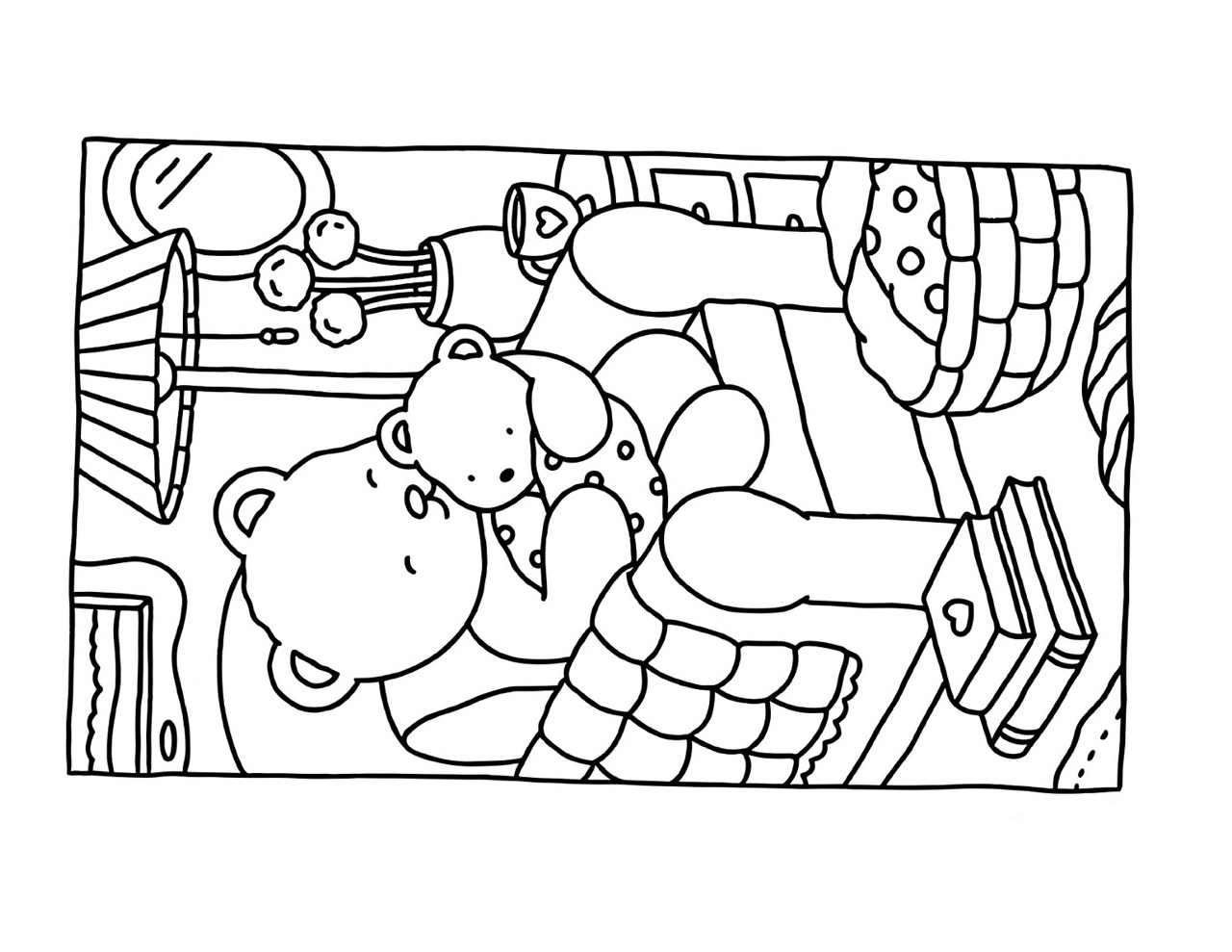 Desenho Bobbie Goods de ursos para colorir