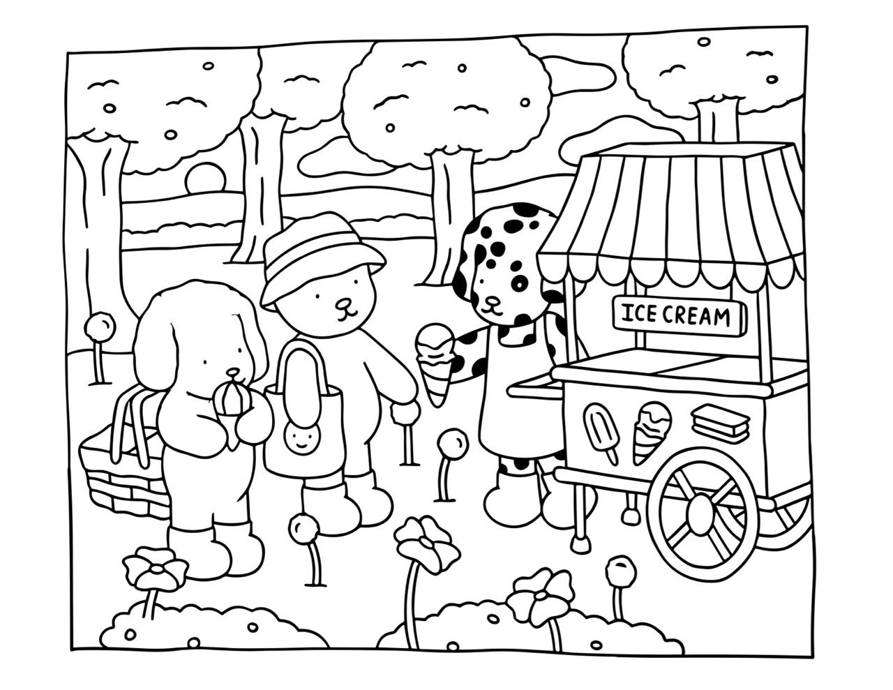 Desenhos Bobbie Goods de Carrinho de Sorvete para Imprimir Desenhos Bobbie Goods de Carrinho de Sorvete para Imprimir