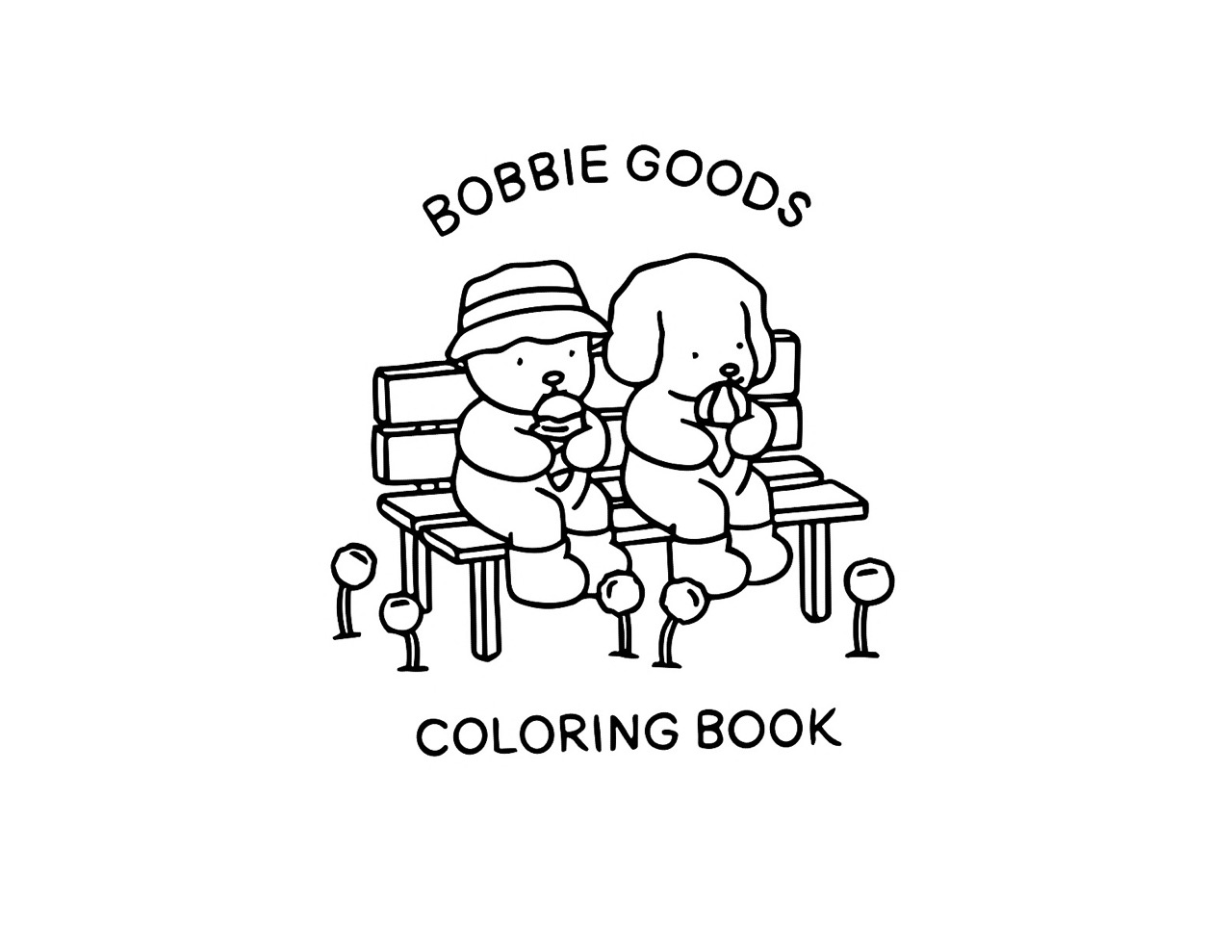 Desenho Bobbie Goods de ursos em banco para imprimir