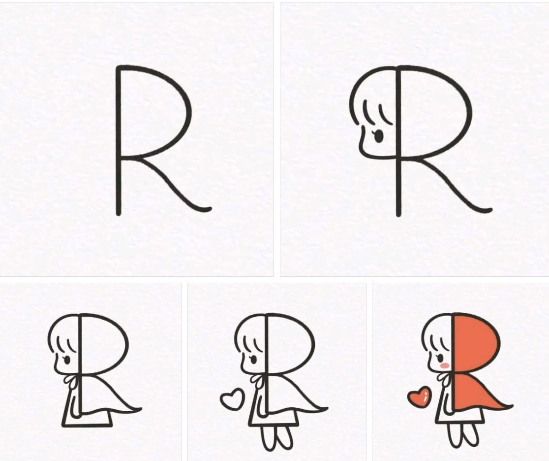 Desenhos Fáceis: Como desenhar uma garotinha fofa