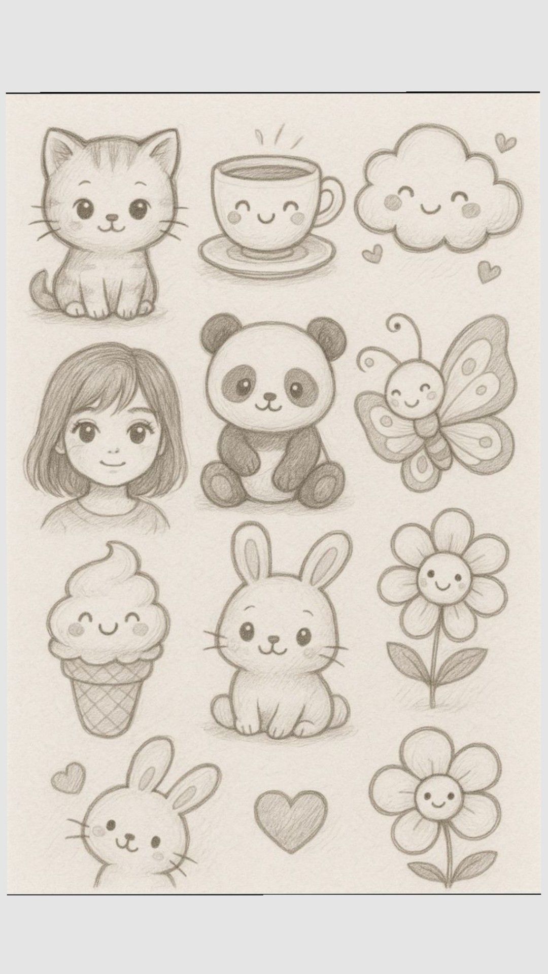 Desenhos Fáceis: Como desenhar fofos personagens e objetos