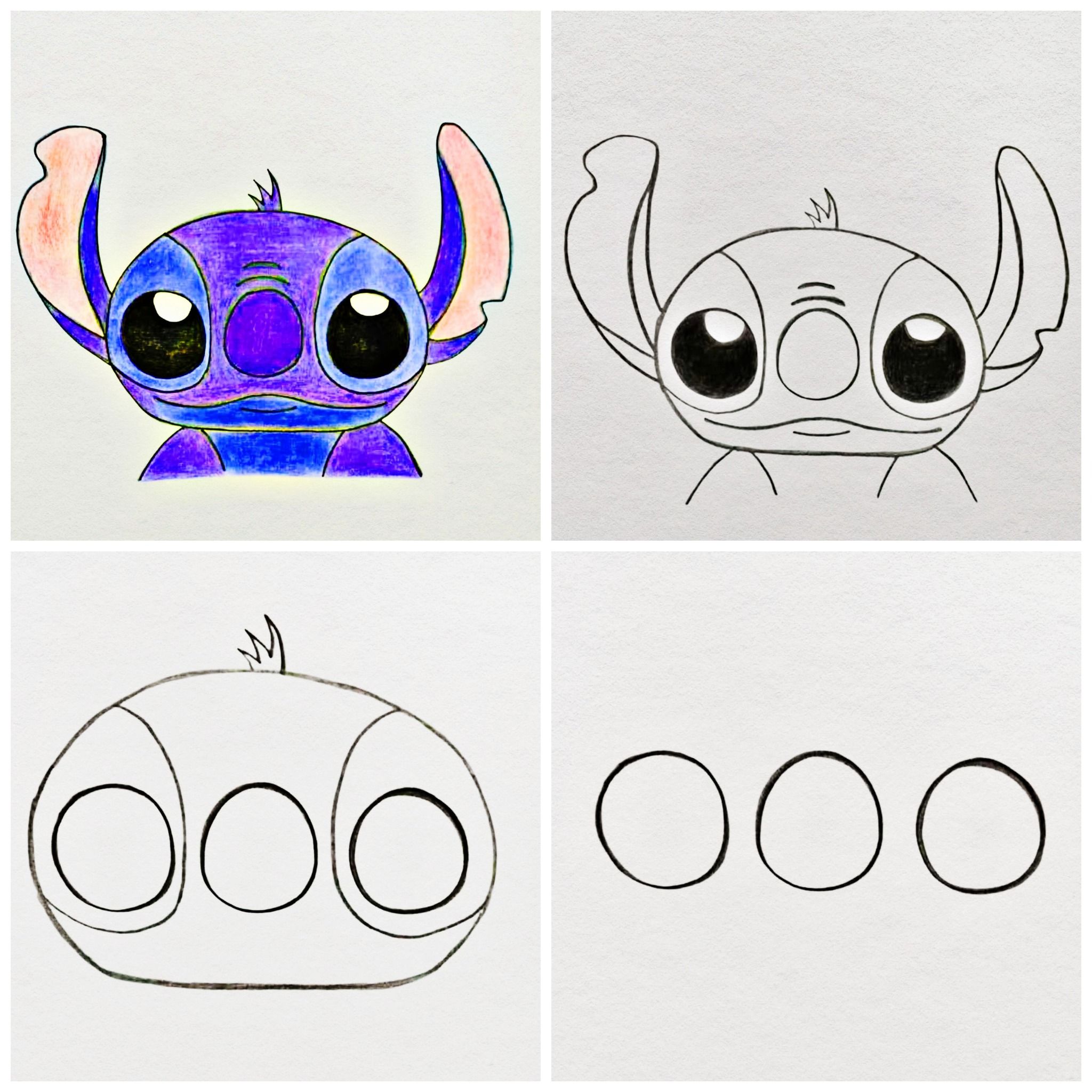 Desenhos Fáceis: Como desenhar o Stitch