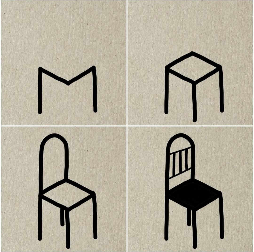 Desenhos Fáceis: Como desenhar uma Cadeira simples