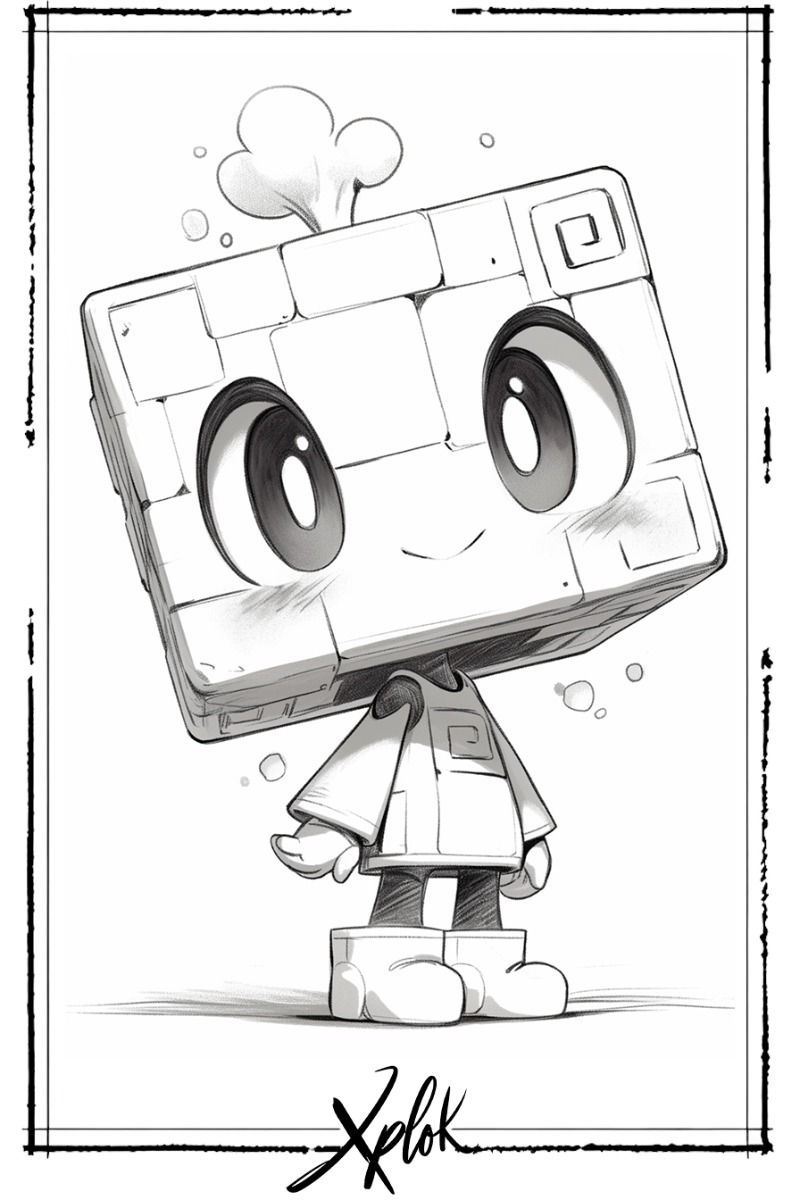 Desenhos Fofos: personagem fofo para desenhar