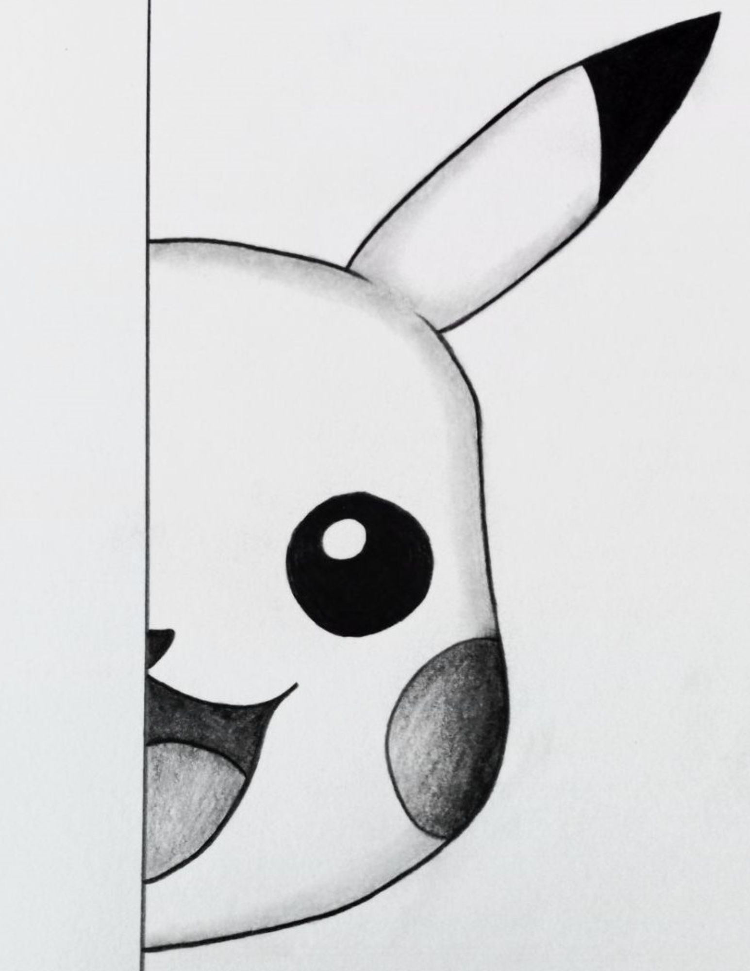 Desenhos Fofos: Pikachu fofo para desenhar