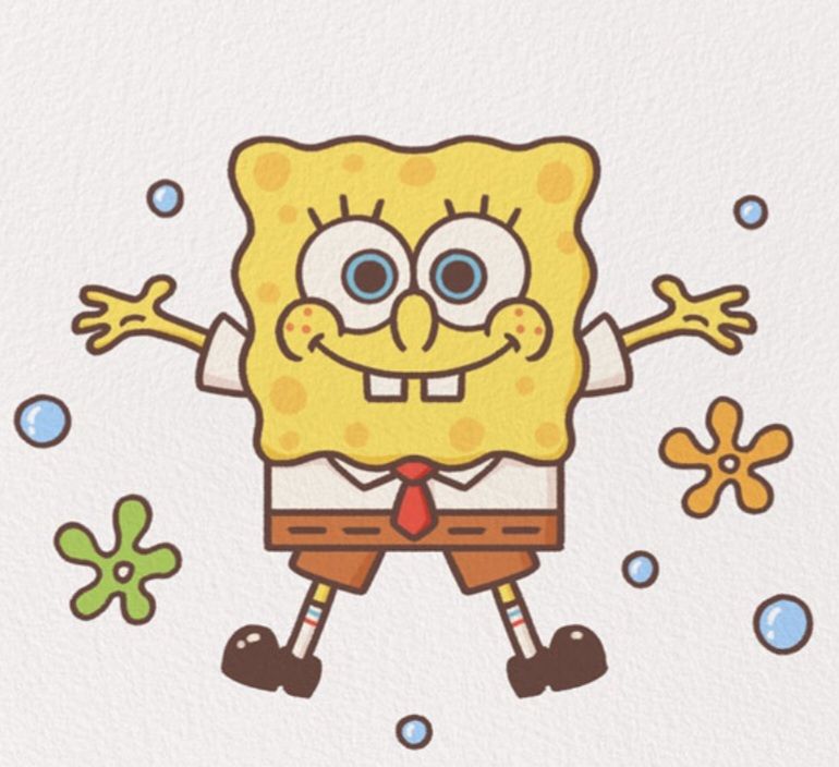 Desenhos Fofos: Bob Esponja para desenhar