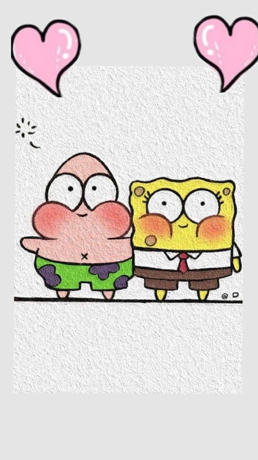 Desenhos Fofos: Bob Esponja fofo para desenhar