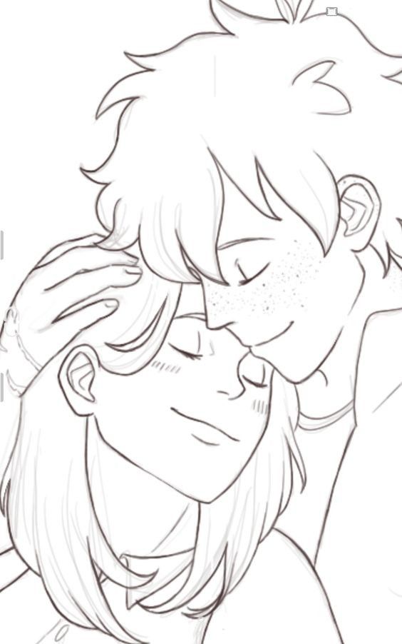 Desenhos Fofos: Casal fofinho para desenhar