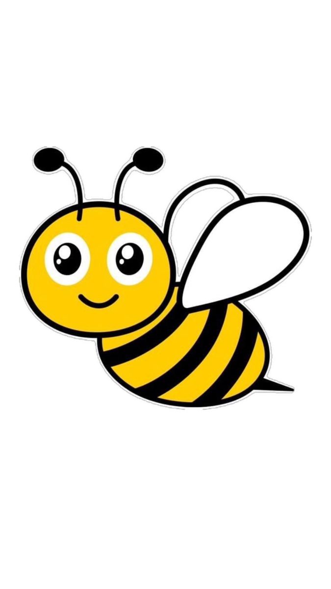 Desenhos de Abelha Abelha fofa sorridente para desenhar