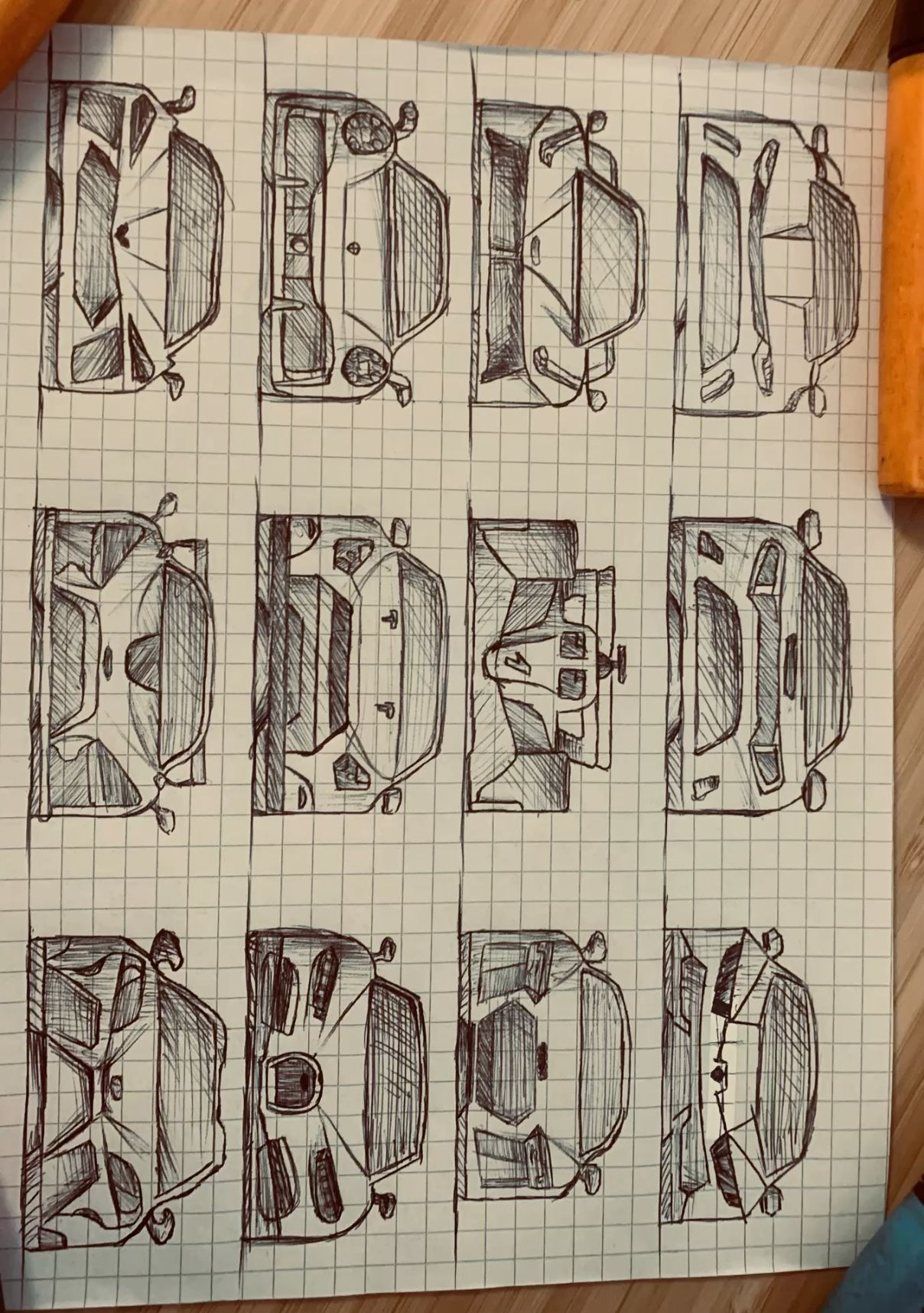 Desenho de Carro: Carros simples e fofos para desenhar