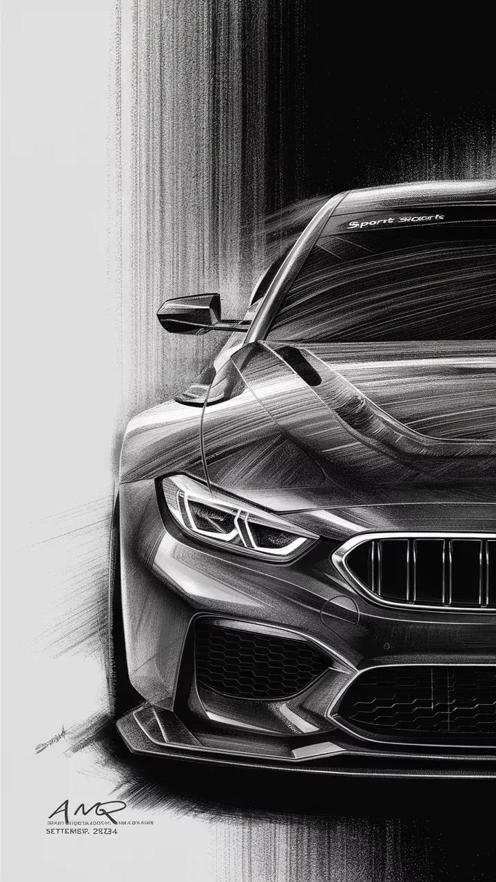 Desenho de Carro: Carro realista para desenhar fácil