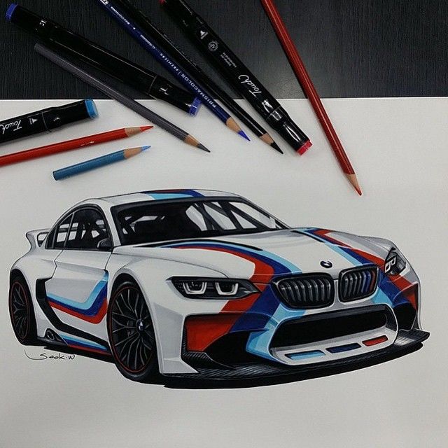 Desenho de Carro esportivo realista para desenhar