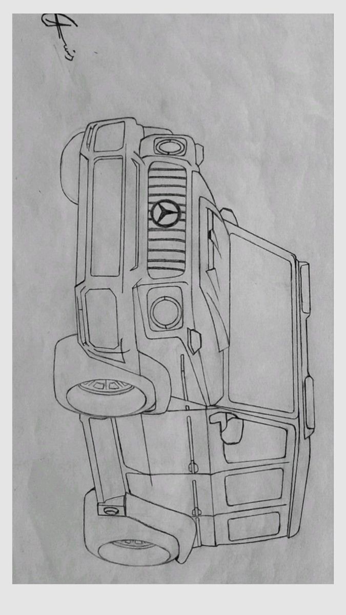 Desenho de Carro: Carro realista a lápis para desenhar