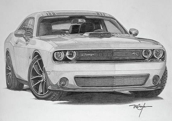Desenho de Carro: Carro a lápis realista para desenhar
