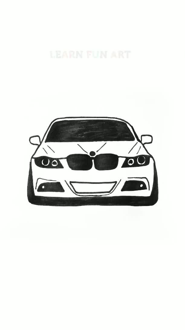 Desenho de Carro: Carro a lápis para desenhar fácil