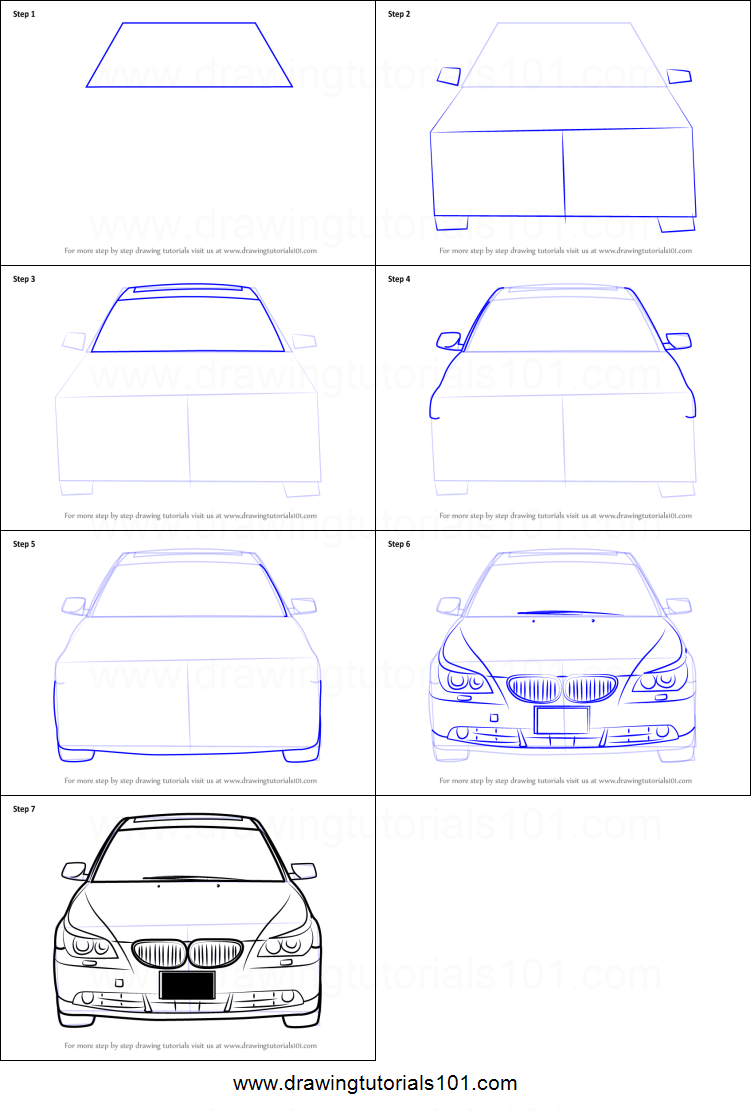 Desenho de Carro: Como desenhar um Carro fácil