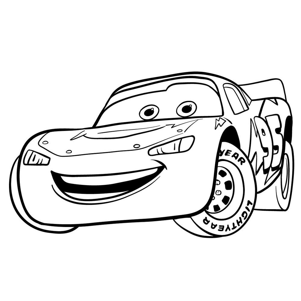 Desenho de Carro: Carro fofo e simples para desenhar
