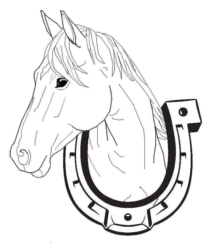 Desenhos de Cavalo: Cavalo realista a lápis para desenhar