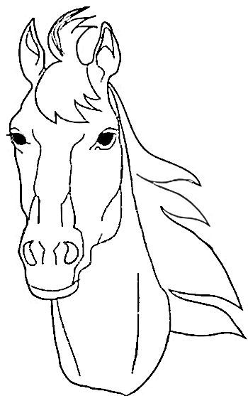Desenhos de Cavalo: Cavalo realista para desenhar a lápis